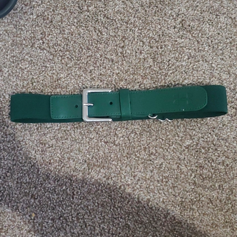 Under armour green baseball belt
